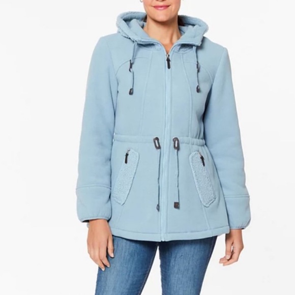 Koolaburra Jackets & Coats Koolaburra By Ugg Hooded Sherpa Jacket Poshmark